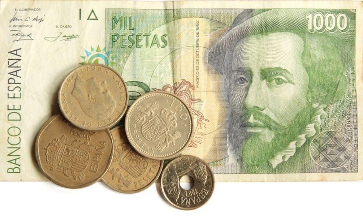 Las pesetas que aún se pueden cambiar por euros hasta el 30 de junio